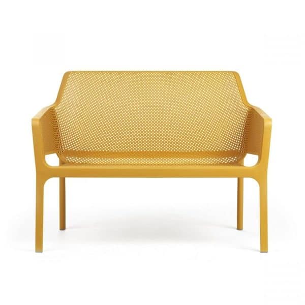 Net Bench DeFrae Contract Furniture Mustard