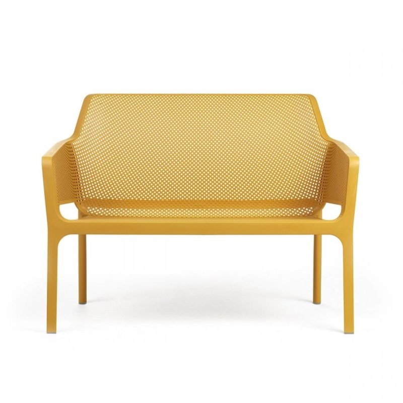 Net Bench DeFrae Contract Furniture Mustard