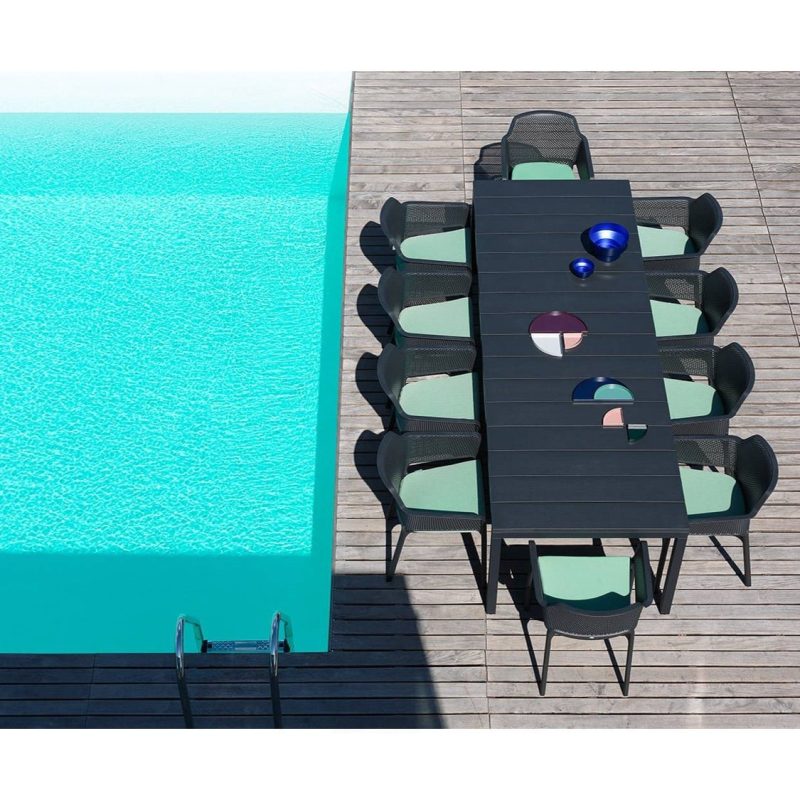 Nett Armchair Nardi DeFrae Contract Furniture Black In Situ