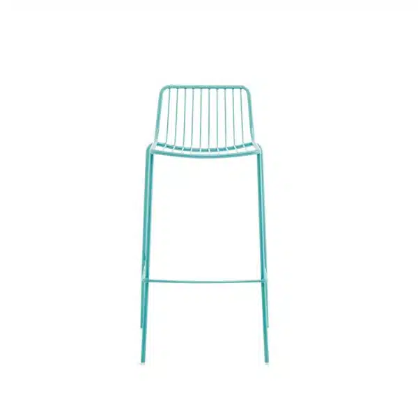Nolita Bar stool 3658 Pedrali at DeFrae Cyan Blue