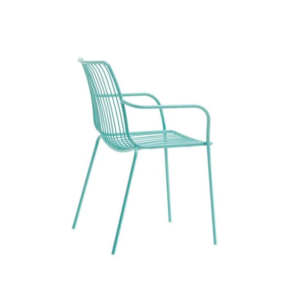 Nolita armchair 3656 Pedrali at DeFrae Contract Furniture Cyan Blue