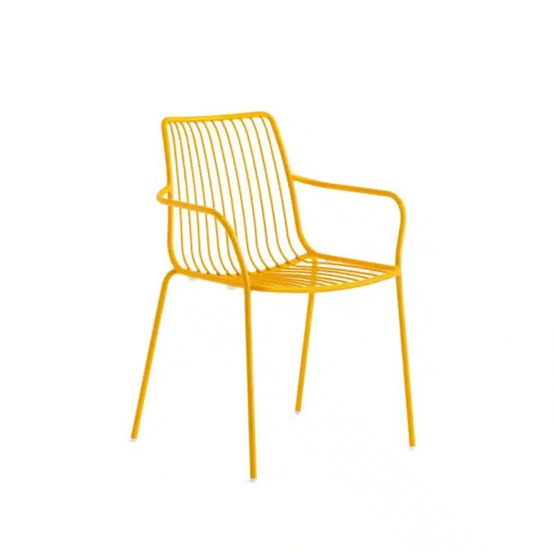 Nolita armchair 3656 Pedrali at DeFrae Contract Furniture Mustard Yellow