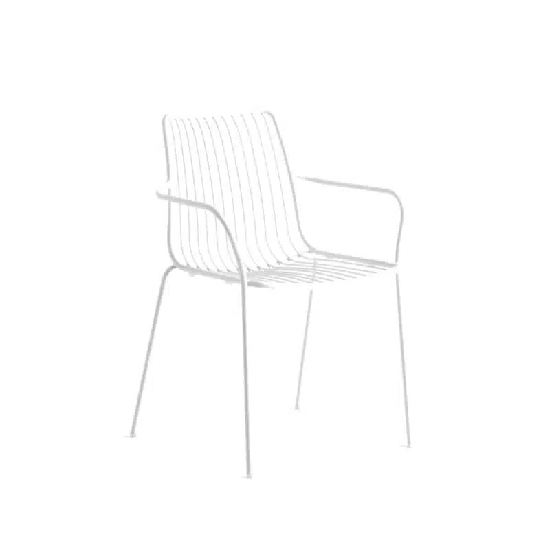 Nolita armchair 3656 Pedrali at DeFrae Contract Furniture White