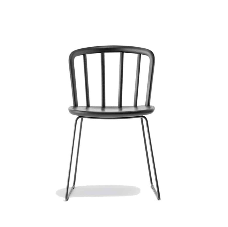 Nym Armchair 2850 Pedrali at DeFrae Contract Furniture Black Sled Base