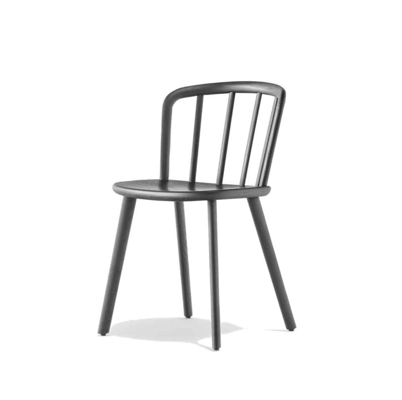 Nym Side Chair 2830 Pedrali at DeFrae Contract Furniture Black Side On