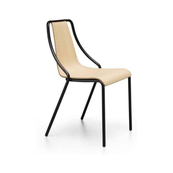 Ola Stackable Side Chair Midj available from DeFrae Contract Furniture Wooden Frame
