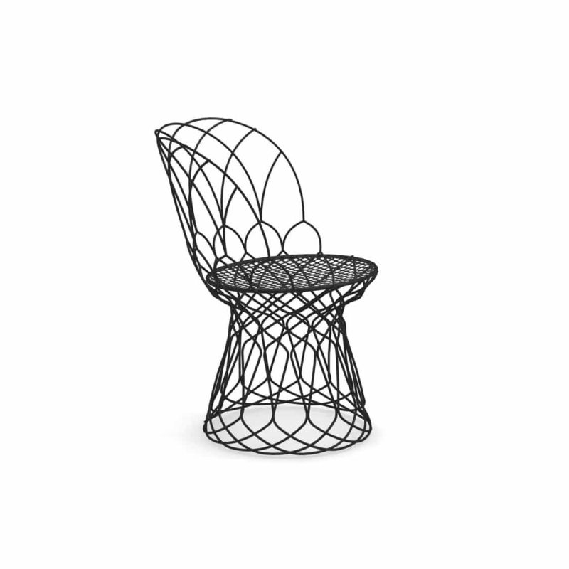 Re Trouve Side Chair by Emu DeFrae Contract Furniture Black Side