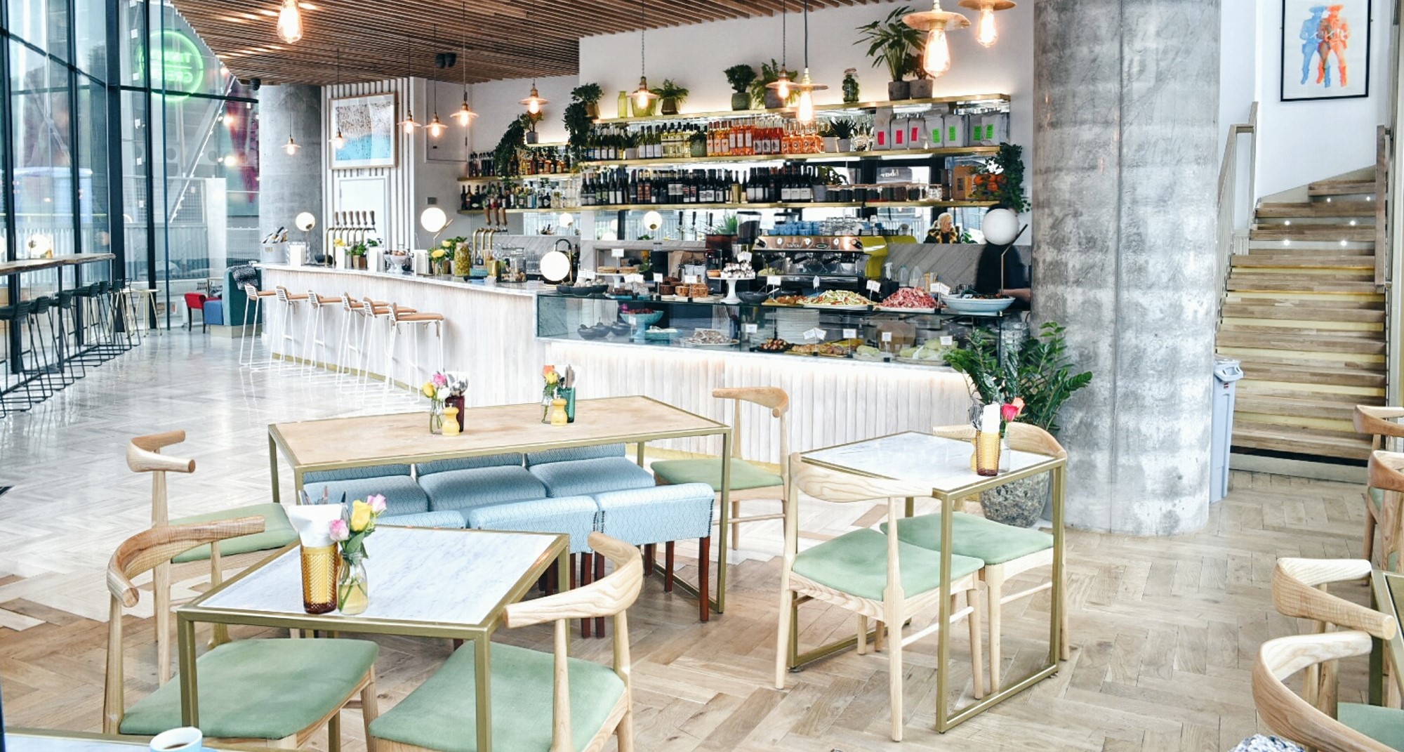 Restaurant Coffee Shop Cafe Furniture At Timmy Green London Victoria By DeFrae Contract Furniture 