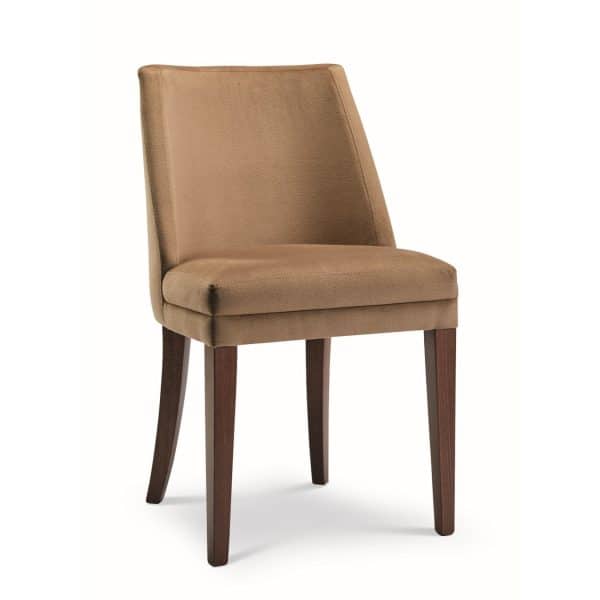 Sophia side chair with classic legs at DeFrae Contract Furniture