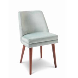 Sophia side chair with round legs at DeFrae Contract Furniture