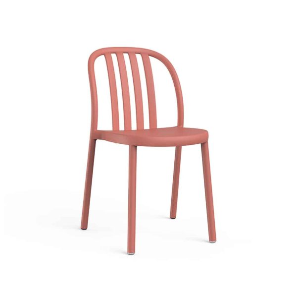 Susie Outdoor Side Chair DeFrae Contract Furniture Pink