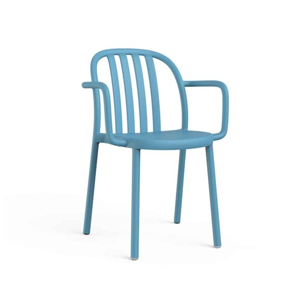 Susie Outdoor Armchair DeFrae Contract Furniture Blue