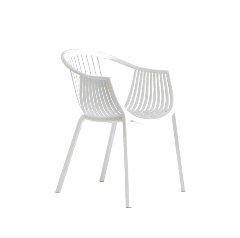 Tatami Recyclable Armchair Pedrali 306 Black DeFrae Contract Furniture White