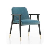Tennesse Armchair Tenues 2302 Pro Cizeta Available From DeFrae Contract Furniture Blue