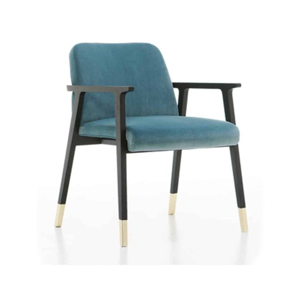 Tennesse Armchair Tenues 2302 Pro Cizeta Available From DeFrae Contract Furniture Blue