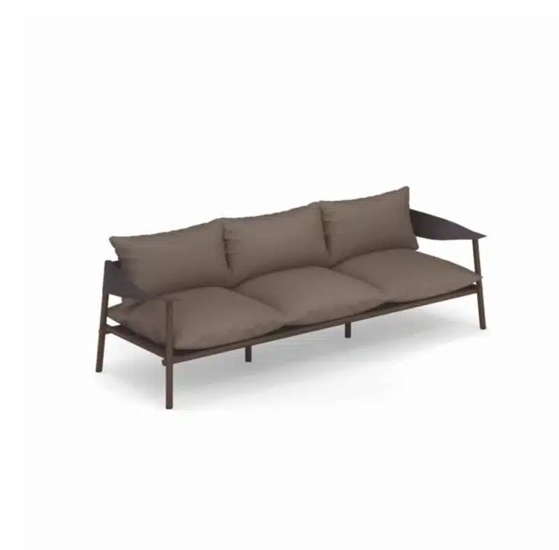Terramera 3 seater Sofa from Emu available from DeFrae Contract Furniture London Brown