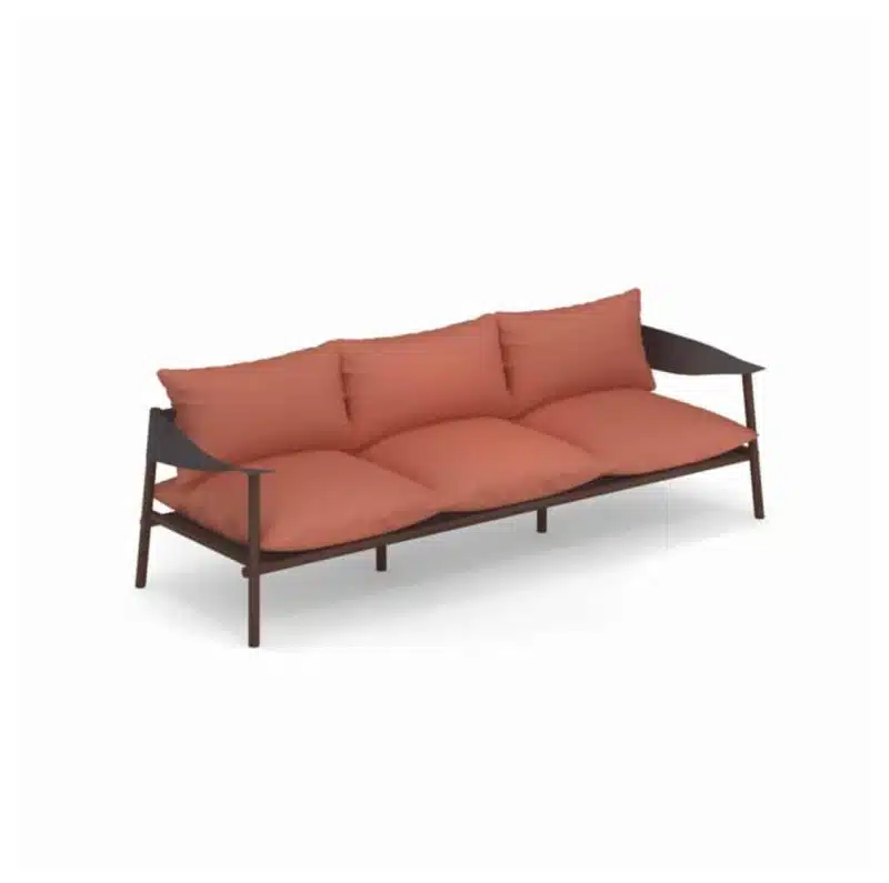Terramera 3 seater Sofa from Emu available from DeFrae Contract Furniture London Burnt Orange