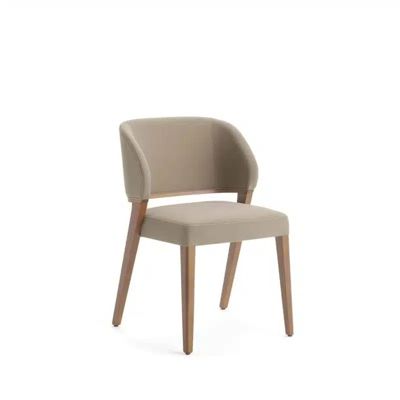 Tiempo Side Chair Time Accento DeFrae Contract Furniture Beige