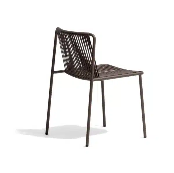 Tribeca Side Chair Pedrali available from DeFrae Contract Furniture Outside Chair Brown Stackable