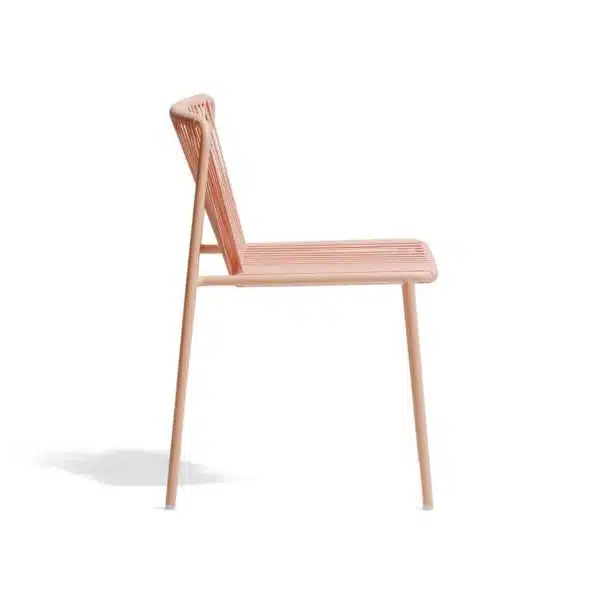 Tribeca Side Chair Pedrali available from DeFrae Contract Furniture Outside Chair Pink