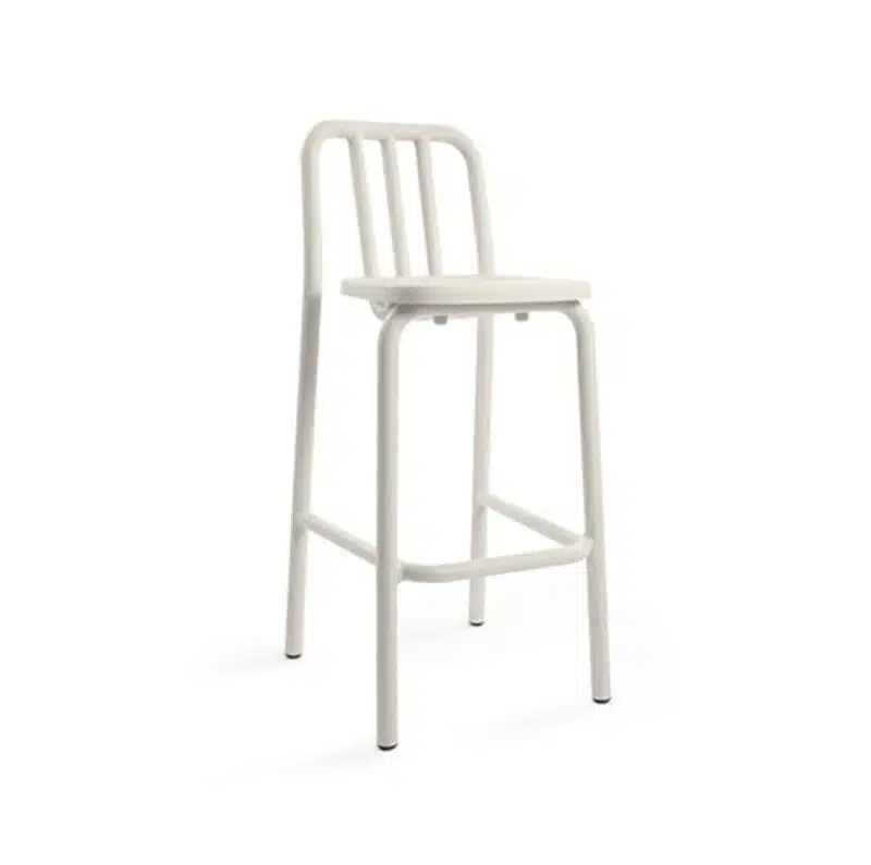 Tube bar stool available at DeFrae Contract Furniture cream