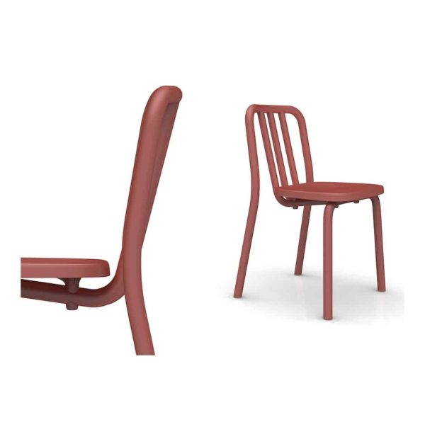 Tube side chair available at DeFrae Contract Furniture Black Mobles114