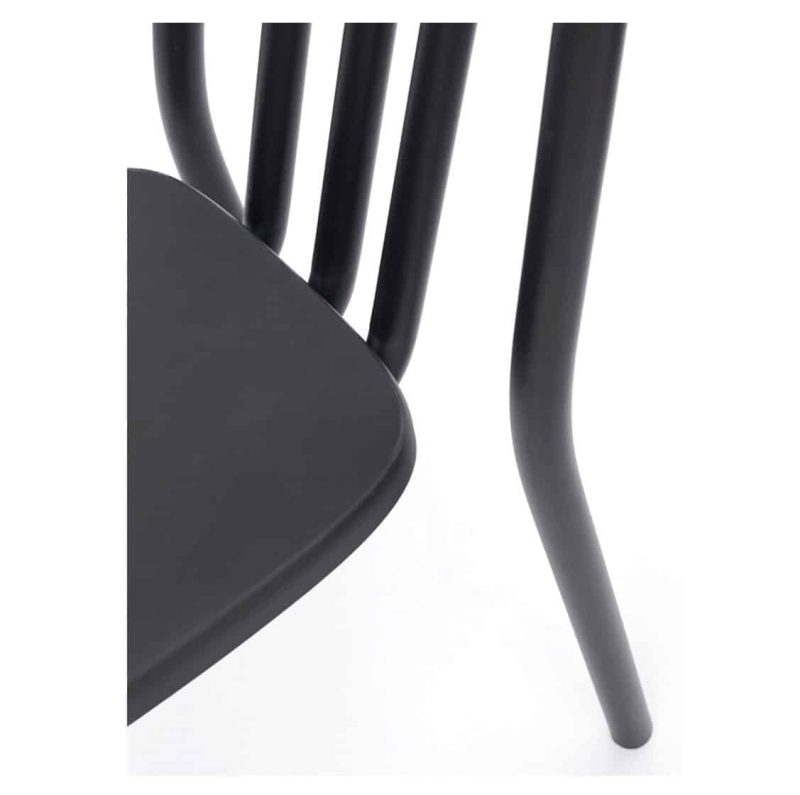 Tube side chair available at DeFrae Contract Furniture Black Mobles114