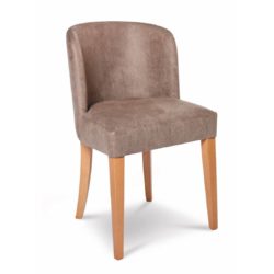 Valencia Side Chair Upholstered With Wooden Frame DeFrae Contract Furniture