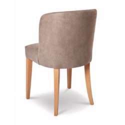 Valencia Side Chair Uphosltered With Wooden Frame DeFrae Contract Furniture Back View