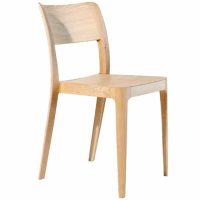Venice Wood Side Chair Nene Midj At DeFrae Contract Furniture