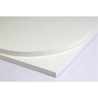 White premium laminate 25mm table top DeFrae Contract Furniture restaurant bar coffee shop hotel or cafe