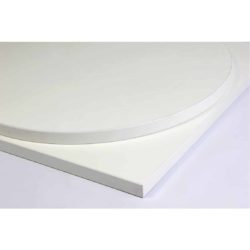 White premium laminate 25mm table top DeFrae Contract Furniture restaurant bar coffee shop hotel or cafe