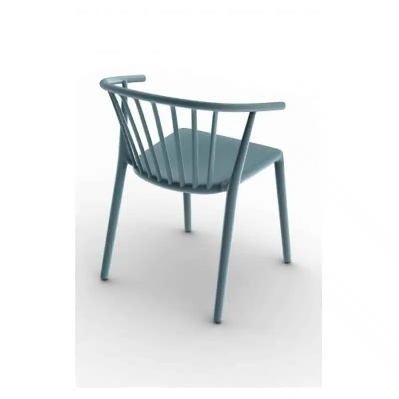 Wilson woody chair spindle back from DeFrae Contract Furniture Blue