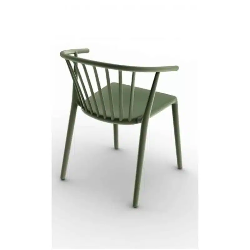 Wilson woody chair spindle back from DeFrae Contract Furniture Green