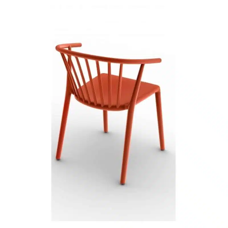 Wilson woody chair spindle back from DeFrae Contract Furniture Red