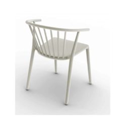 Wilson woody chair spindle back from DeFrae Contract Furniture White