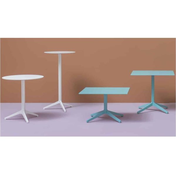 Ypsilon Flip Top Table Base Pedrali Available From DeFrae Contract Furniture Indoor or Outdoor Use