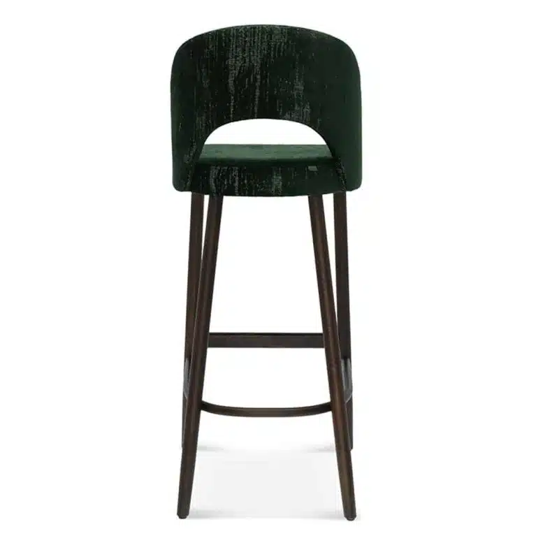 Alora Bar Stool Open Curved Back DeFrae Contract Furniture