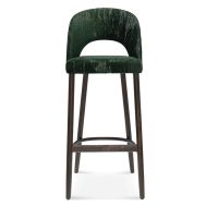 Alora Bar Stool Open Half Moon Back DeFrae Contract Furniture Head On View