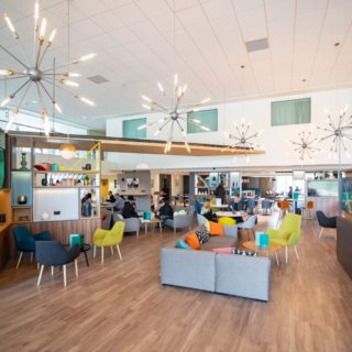 Bar and Coffee Shop Furniture at Holiday Inn Winchester by DeFrae Contract Furniture
