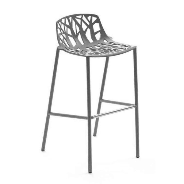 Forest Low Back Bar Stool available at DeFrae Contract Furniture Grey