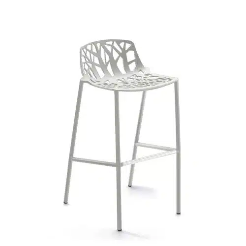 Forest Low Back Bar Stool available at DeFrae Contract Furniture White