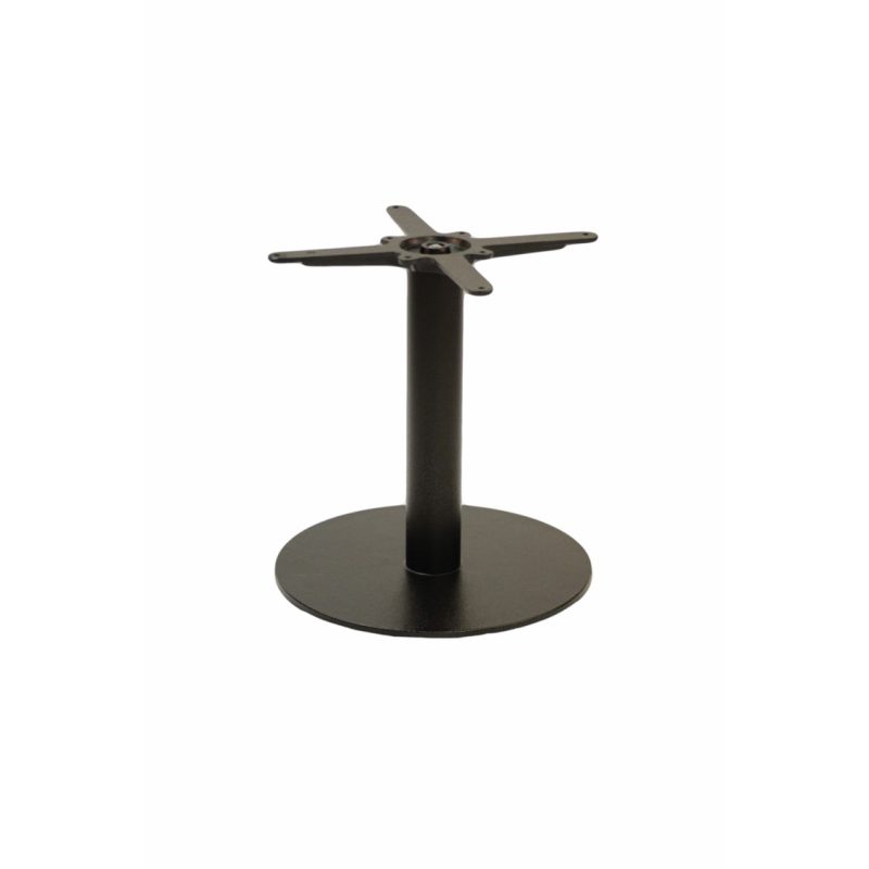 Forza round cast iron table base coffee height