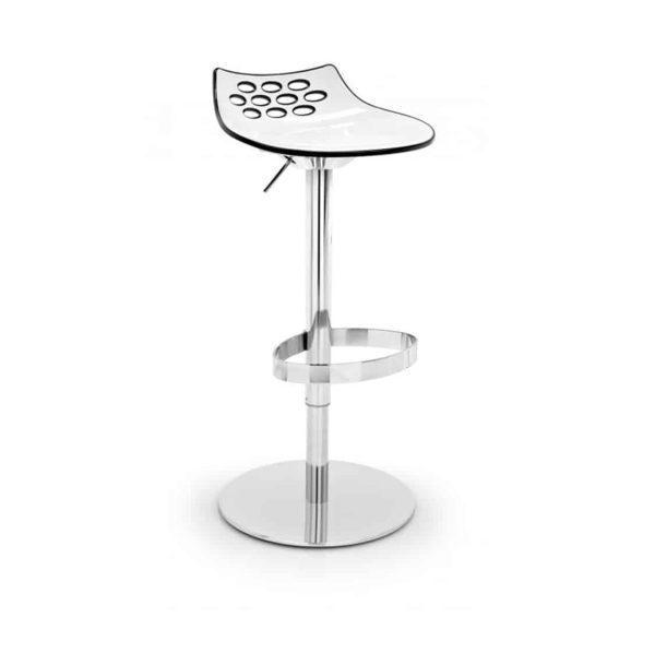 Jam Bar Stool Swivel Gas Height Adjustable Connubia by Calligaris at DeFrae Contract Furniture