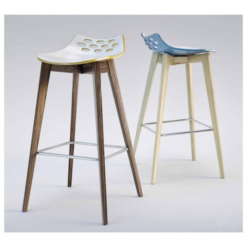 Jam W Bar Stool Connubia by Calligaris at DeFrae Contract Furniture Range