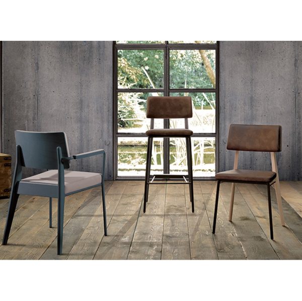 Oakland Chair Armchair and Bar Stool Laco at DeFrae Contract Furniture