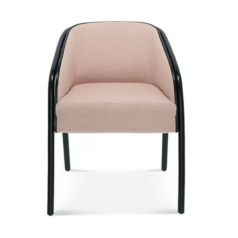 Plum armchair DeFrae Contract Furniture