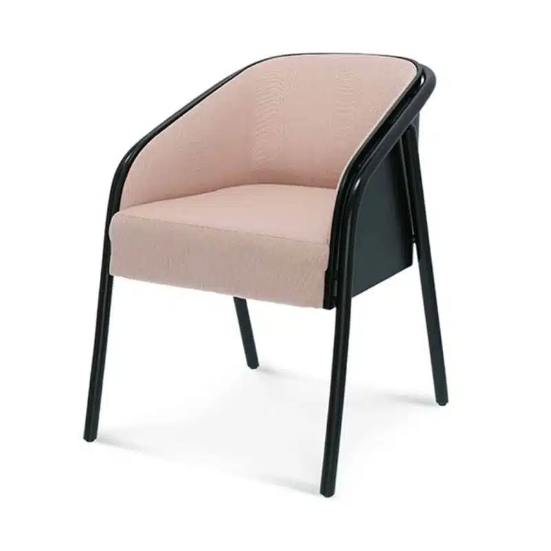 Plum armchair DeFrae Contract Furniture Hero