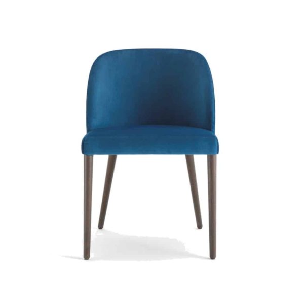 Camille Side Chair Malina at DeFrae Contract Furniture Wooden Legs