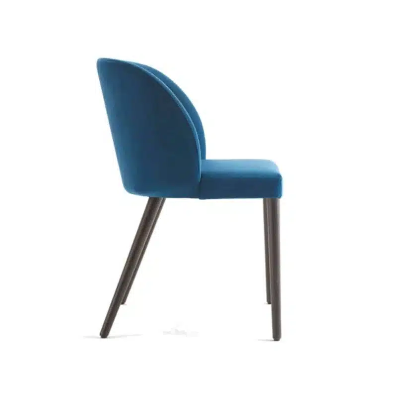 Camille Side Chair Malina at DeFrae Contract Furniture Wooden Legs